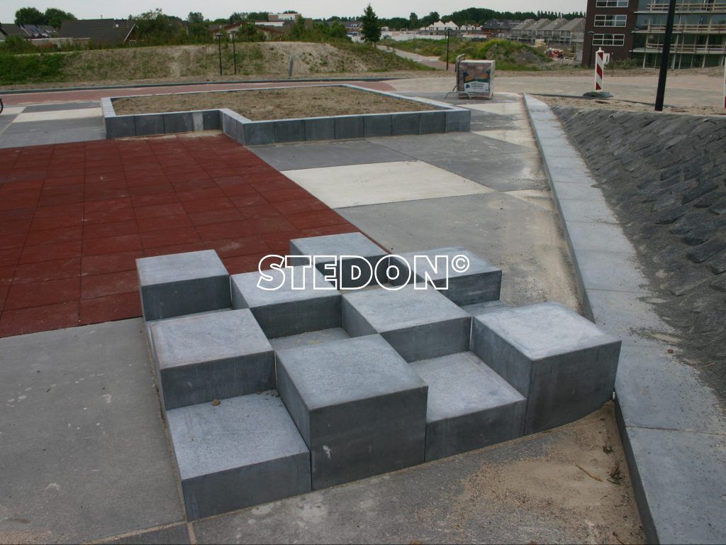 betonproducten betonnen buitentrap