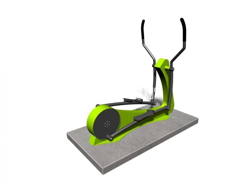 Buiten fitnesstoestellen