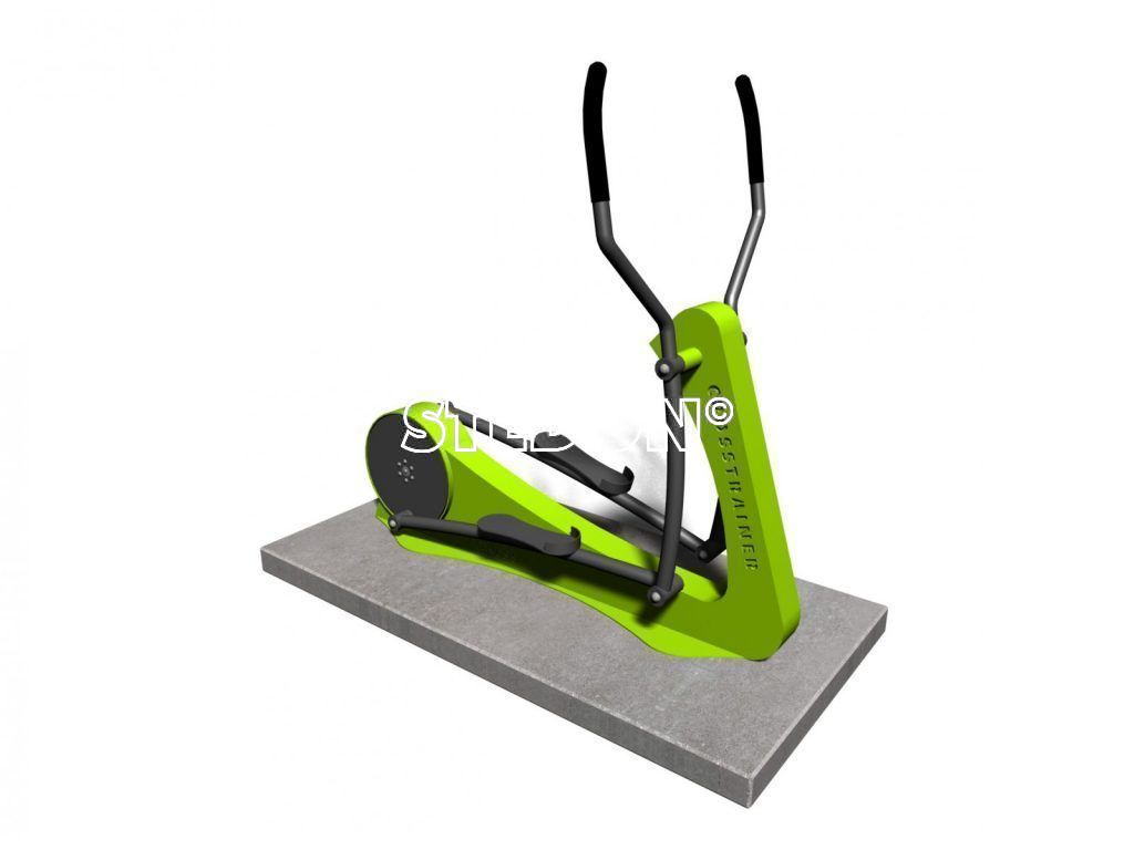 Buiten fitnesstoestellen