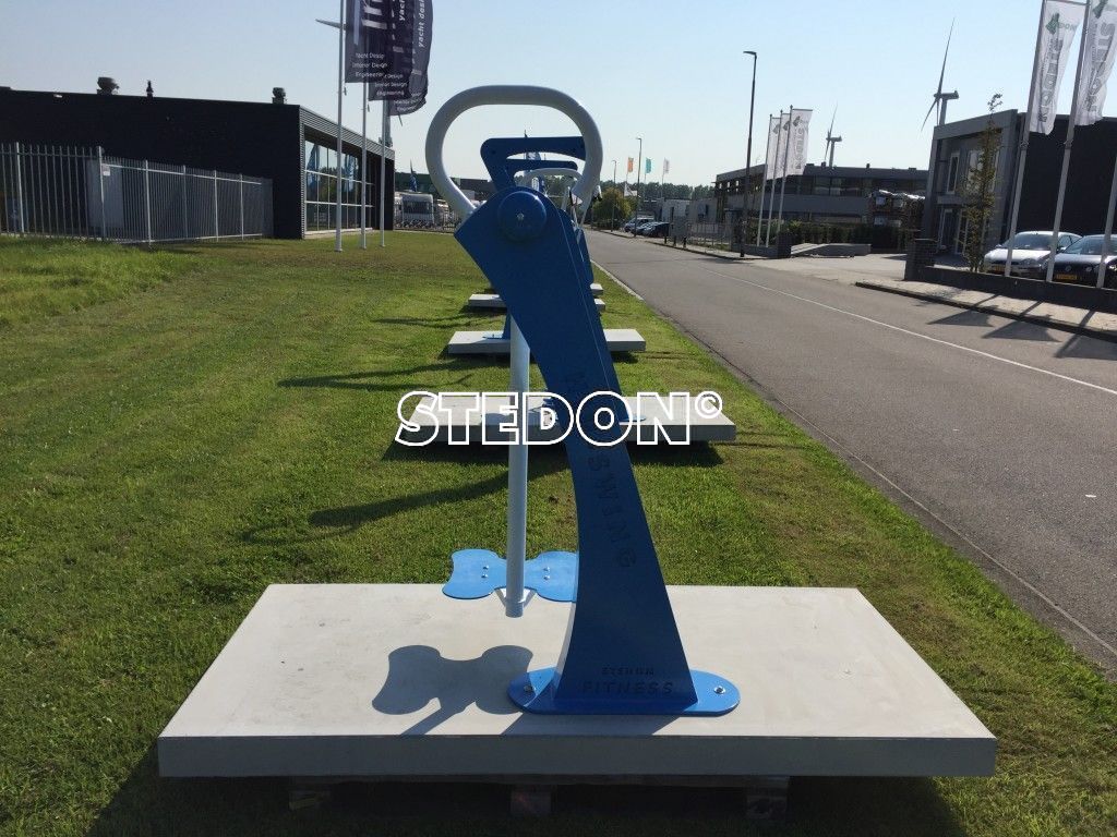 Buiten fitnesstoestellen