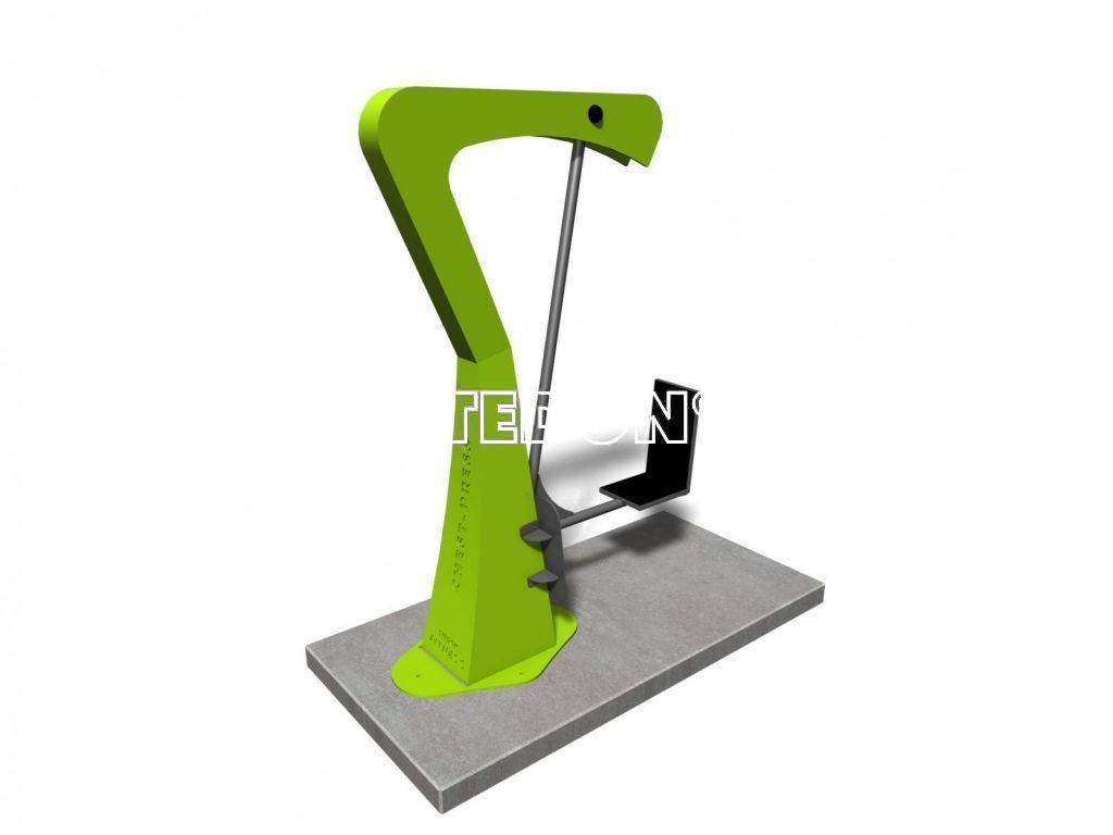 Buiten fitnesstoestellen