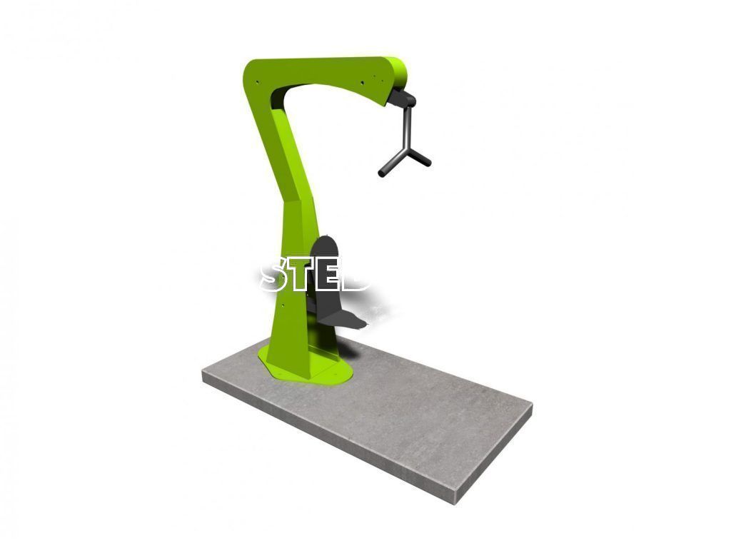 Buiten fitnesstoestellen