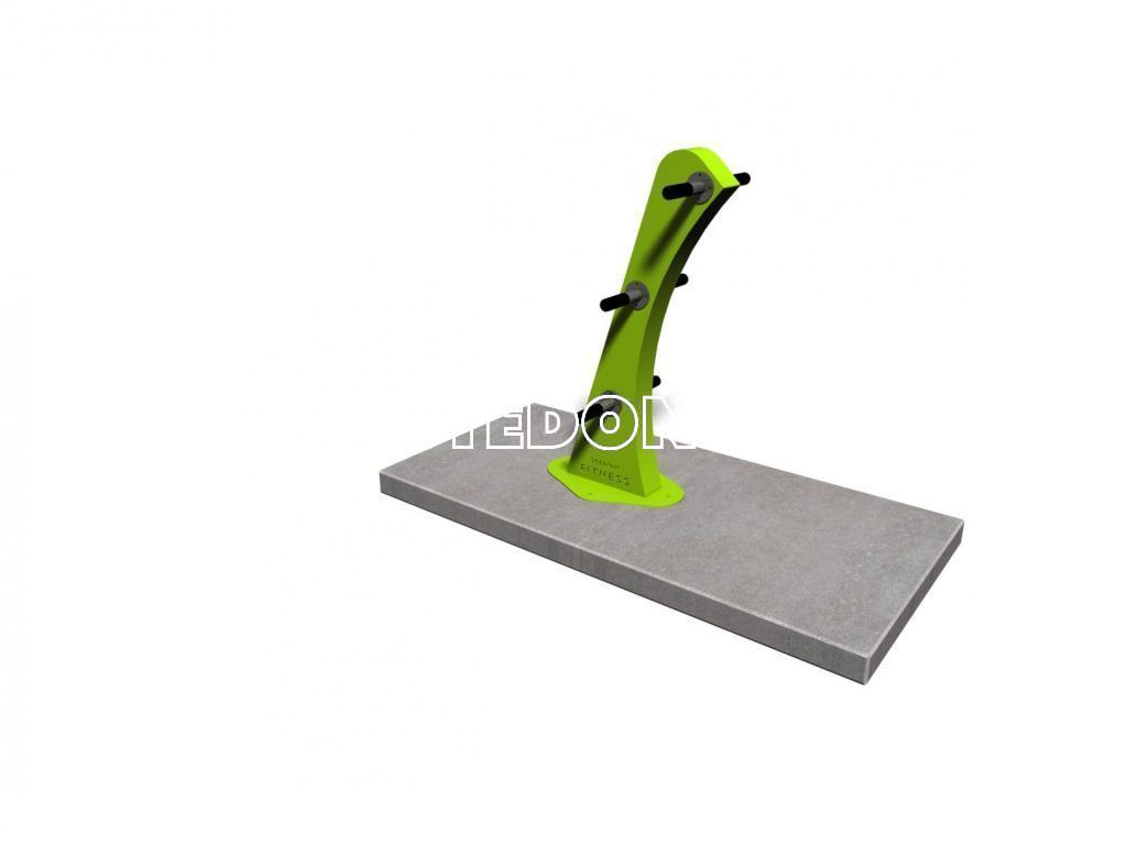 Buiten fitnesstoestellen