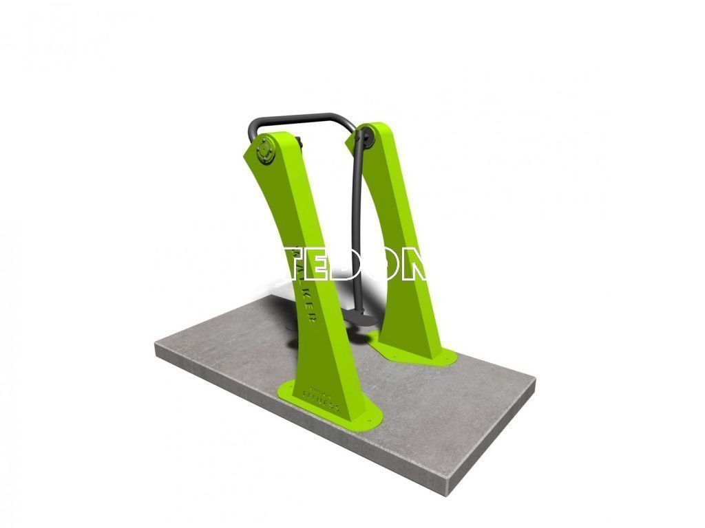 Buiten fitnesstoestellen