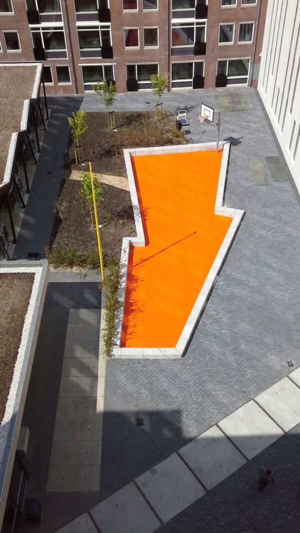 Drainbeton sportvloer