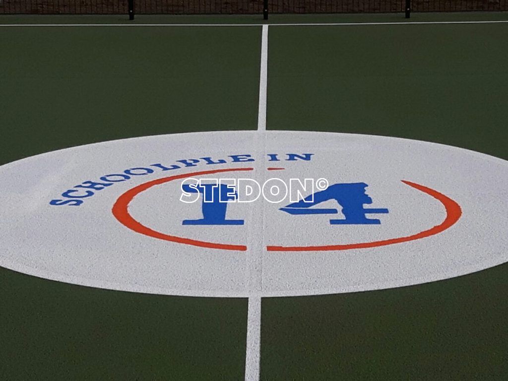 Sportkooi sportvloer Drainbeton