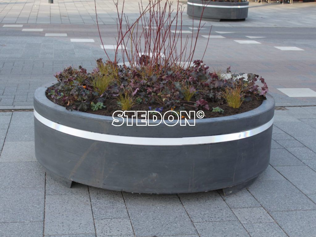 Betonnen bloembakken
