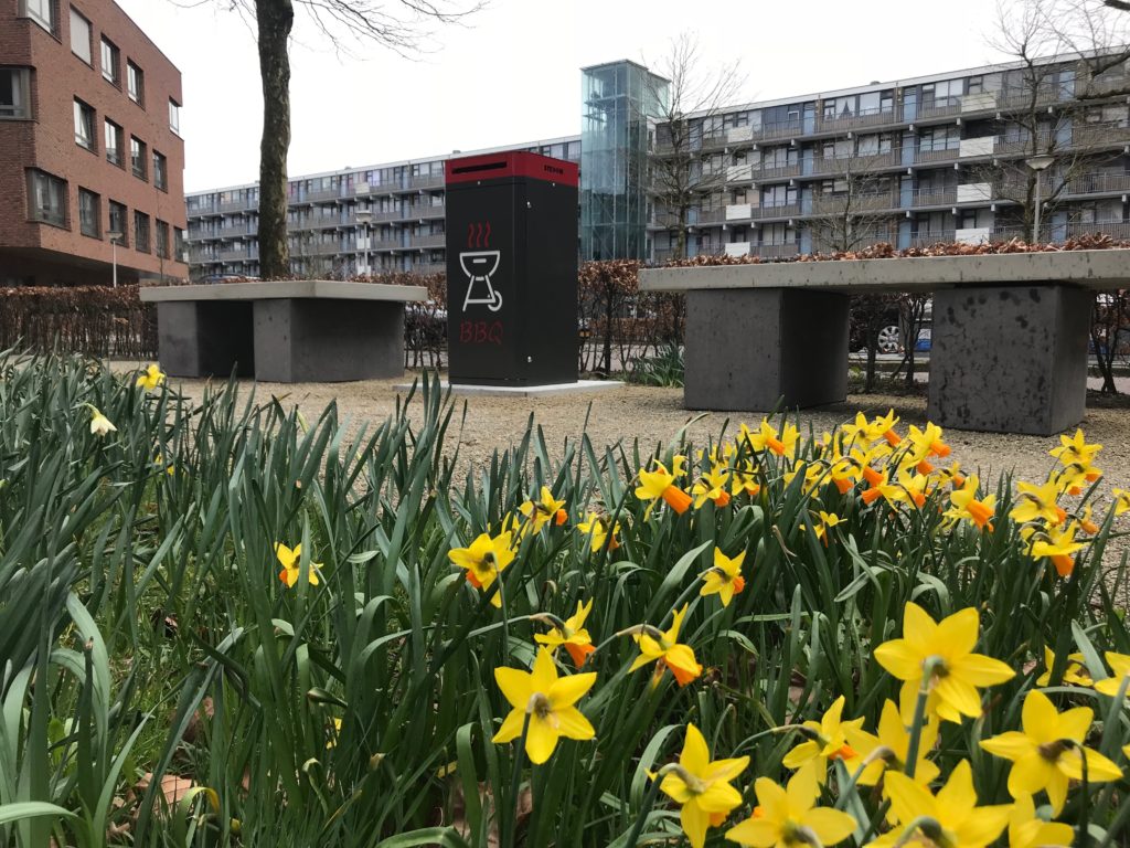 Afvalbak, afvalbakken, afvalbak bbq, bbq afvalbak, barbequen