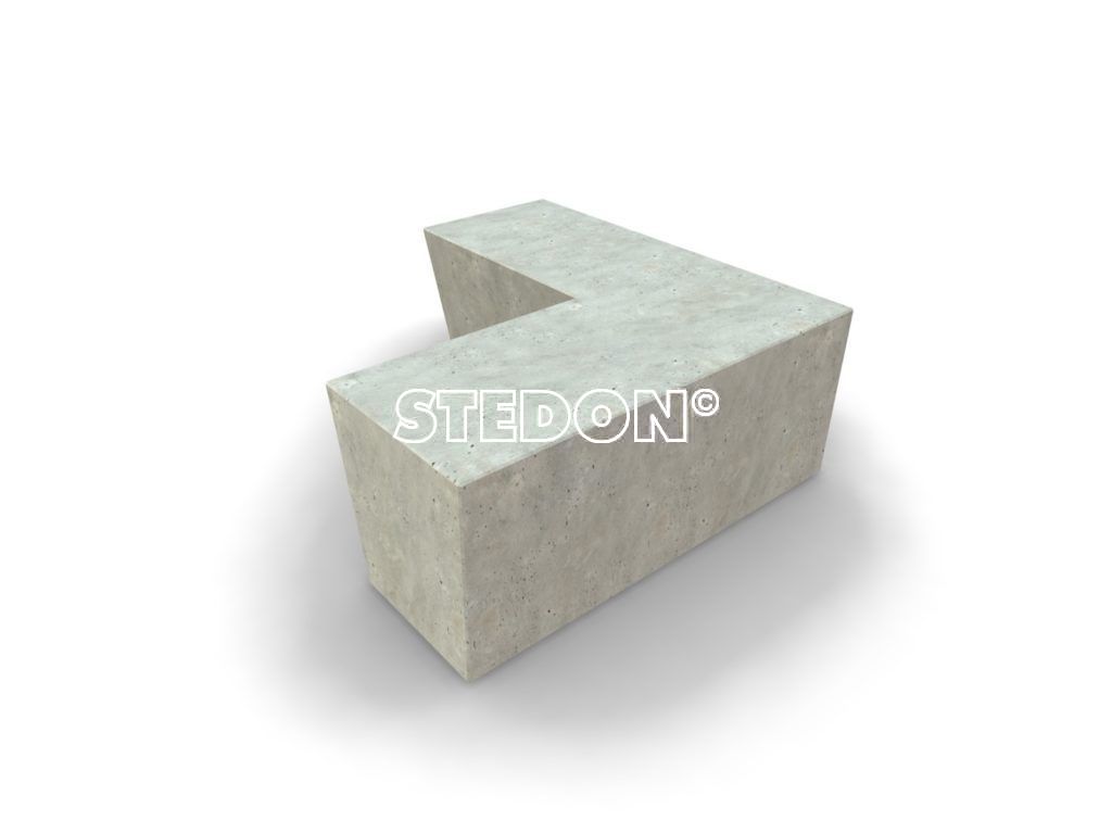 Parkranden, stadsranden, 90˚Hoek element beton, Zit element, zit elementen, zitelement, zitelementen, beton, betonnen zit element, zitblok, zitblok 90˚ hoek