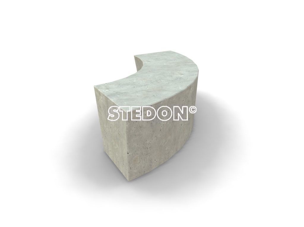 ronde parkrand, rond element Radius element beton, Zit element, zit elementen, zitelement, zitelementen, beton, betonnen zit element, zitblok, zitblok radius beton