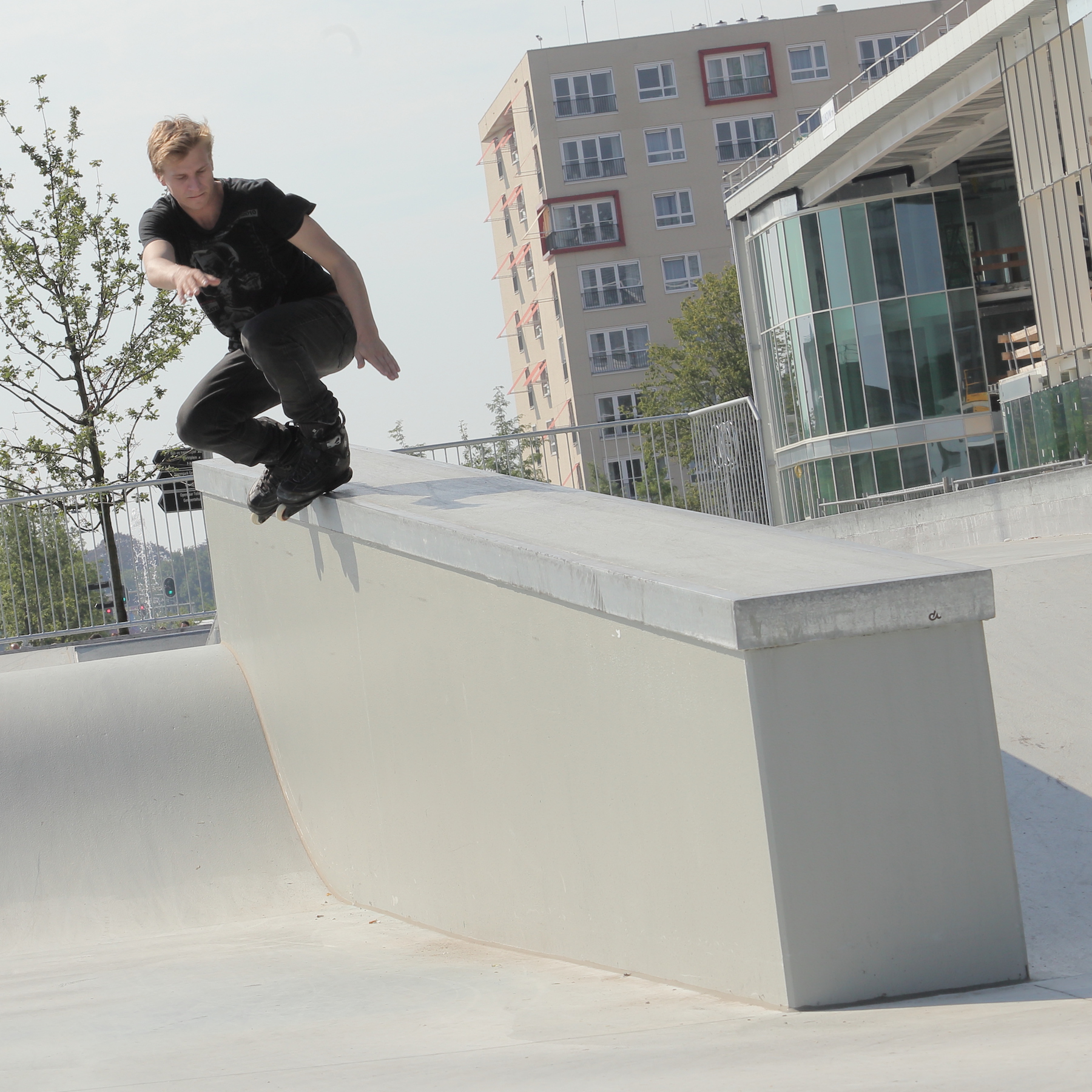 Skateparken, betonnen skaterpark, vandalismebestendig skatepark, skatepark beton, skate, betonnen skateelementen