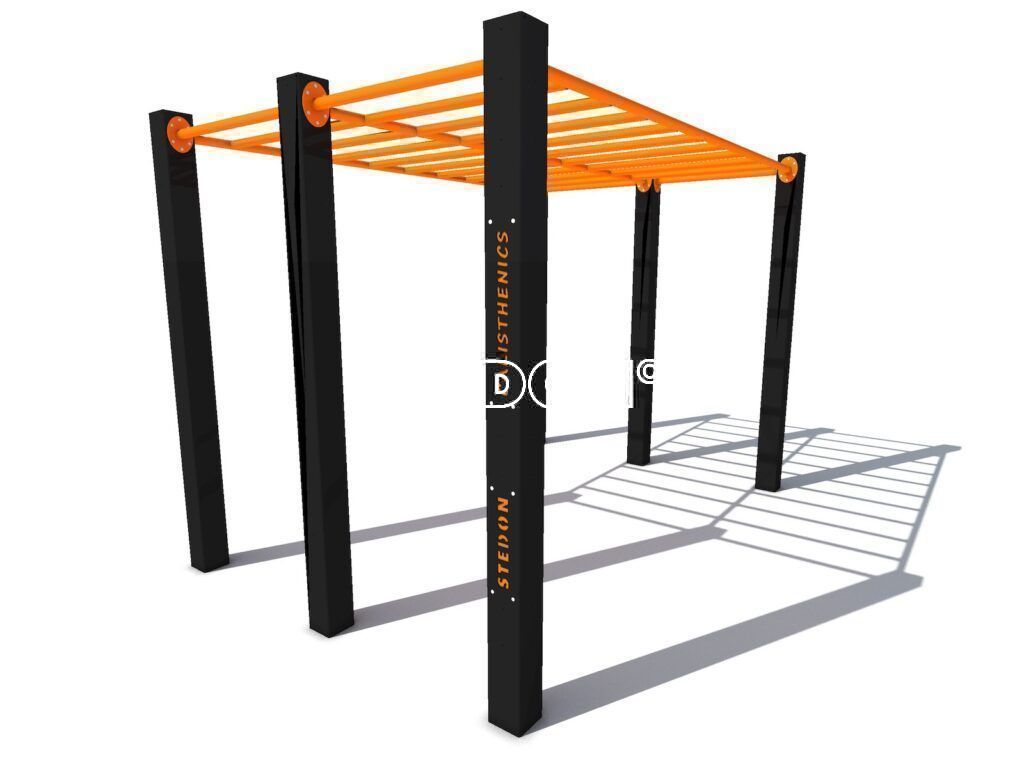 Monkeybar, Monkeybar dubbel. Monkeybar duo Monkeybars, Calisthenics, Calisthenics platform, calisthenics platforms, parcour monkey bar, parcour, Calisthenics toestellen,