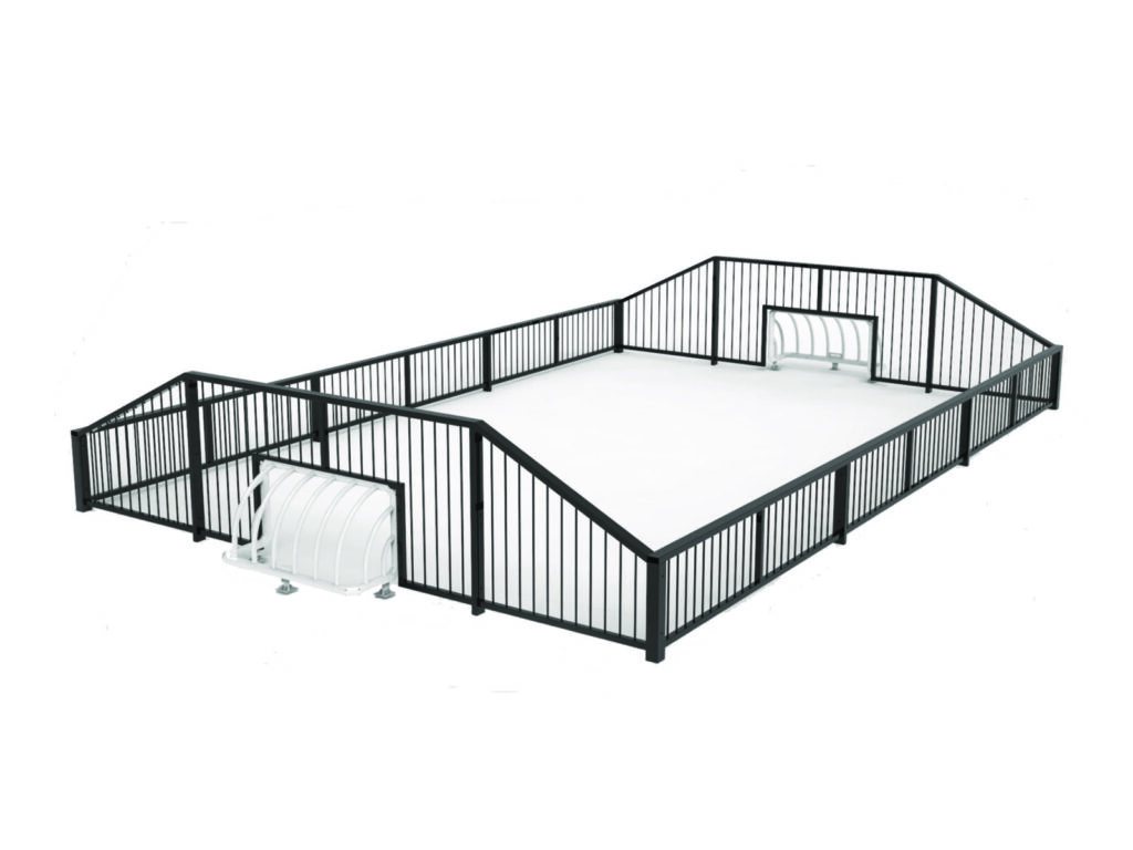 Pannakooi voor elk budget, Pannakooi rechthoek, Pannakooi, pannakooien, pannaveld, pannavelden, sportkooi, sportkooien, voetbalkooi, voetbalkooien, pannakooi openbare ruimte