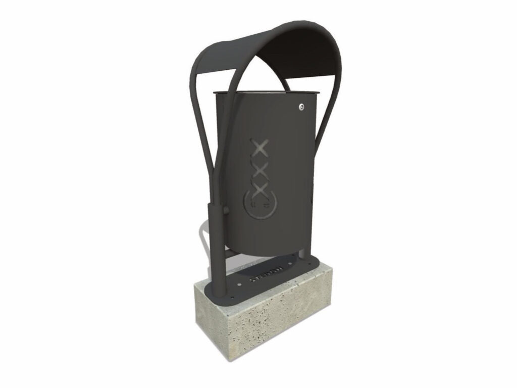 Straatmeulair, Afvalbak, afvalbakken, buiten afvalbak, afvalsysteem, afvalsystemen, afvalbak voor buiten, buiten afvalbakken