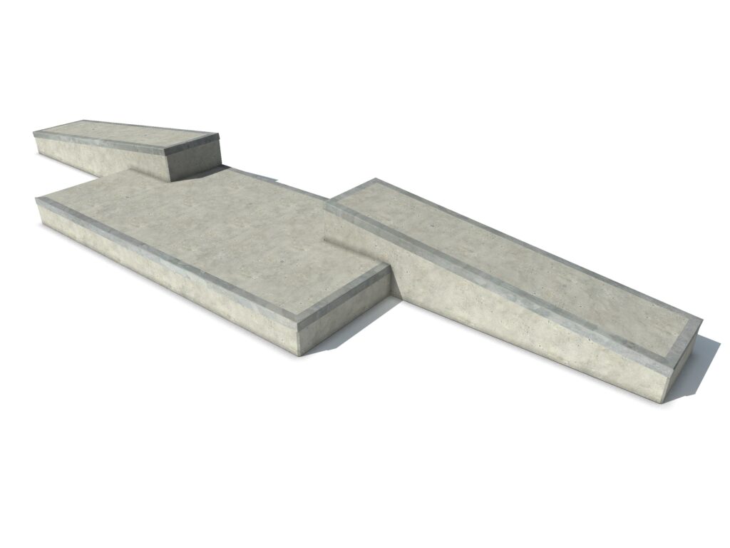 Manual pad, Urban, Urban set up, manual pad met curb, skate elementen, skate toestellen, skate producten, skate, skatepark inrichting, skatepark