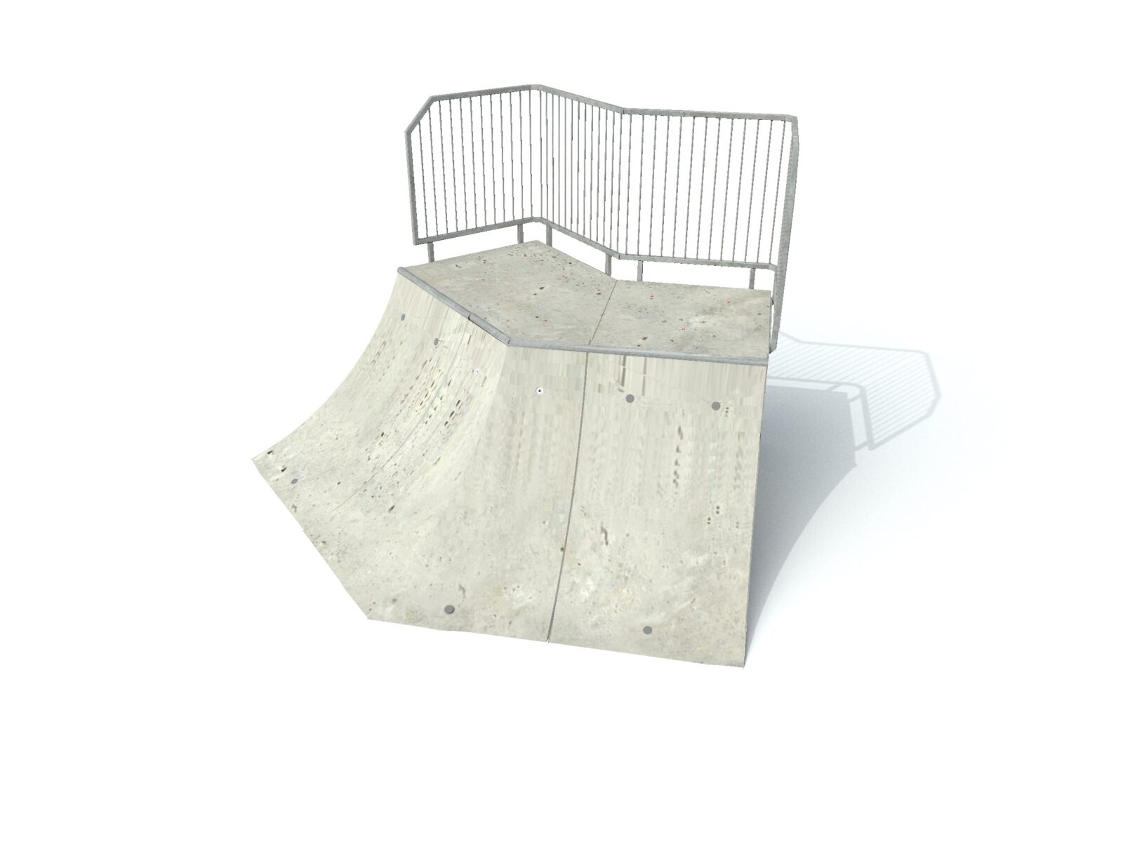 Quaterhip, Quarterhip 45°, skate elementen, skate toestellen, skate producten, skate, skatepark inrichting, skatepark