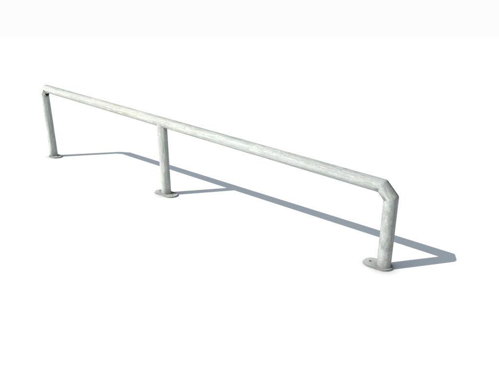 Rail, Round rail, Round rail down, skate elementen, skate toestellen, skate producten, skate, skatepark inrichting, skatepark