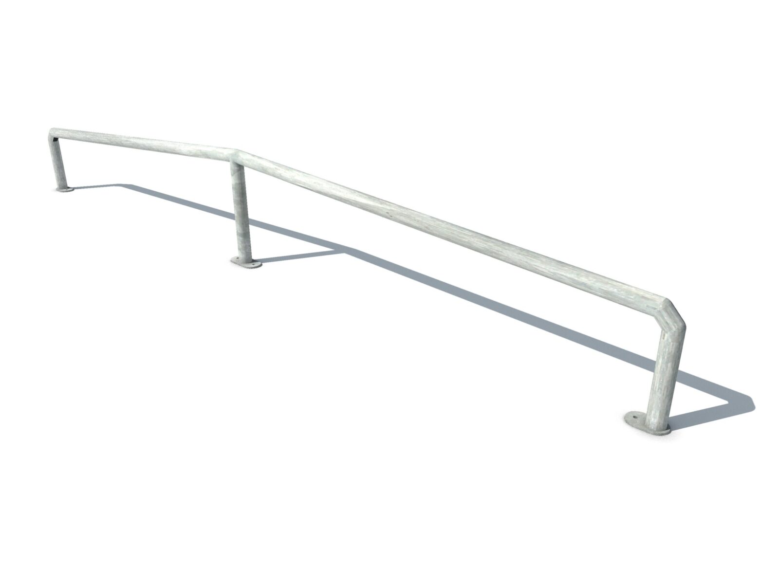 Rail, Round rail, Round rail Kinked, skate elementen, skate toestellen, skate producten, skate, skatepark inrichting, skatepark