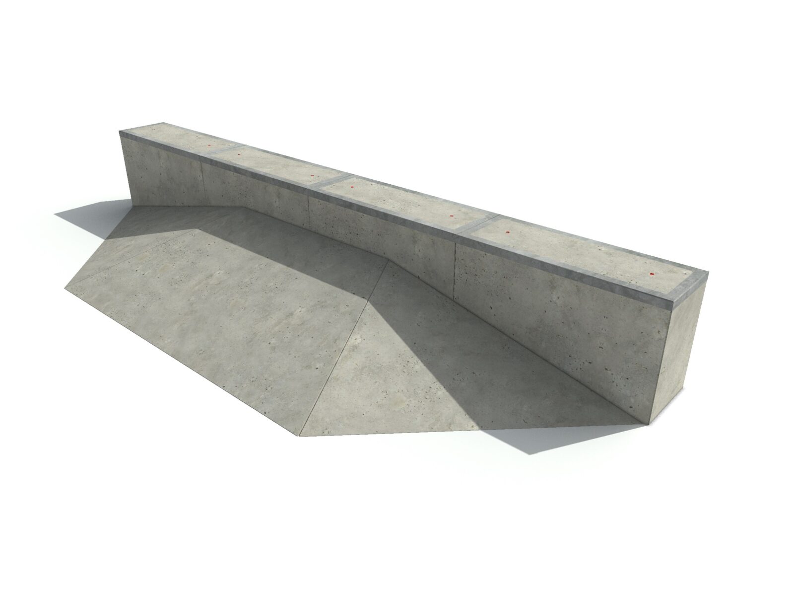 Street elementen, streetbank, streetbank met straight ledge, crub, skate elementen, skate toestellen, skate producten, skate, skatepark inrichting, skatepark