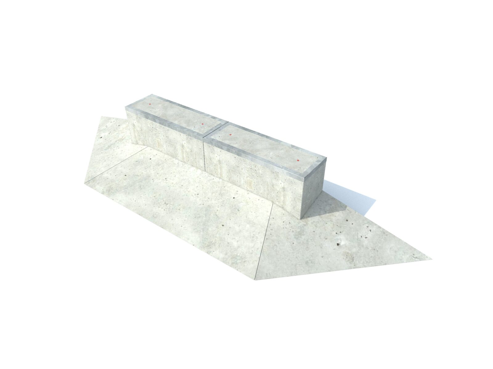 Street elementen, streetbank, streetbank met crub, skate elementen, skate toestellen, skate producten, skate, skatepark inrichting, skatepark