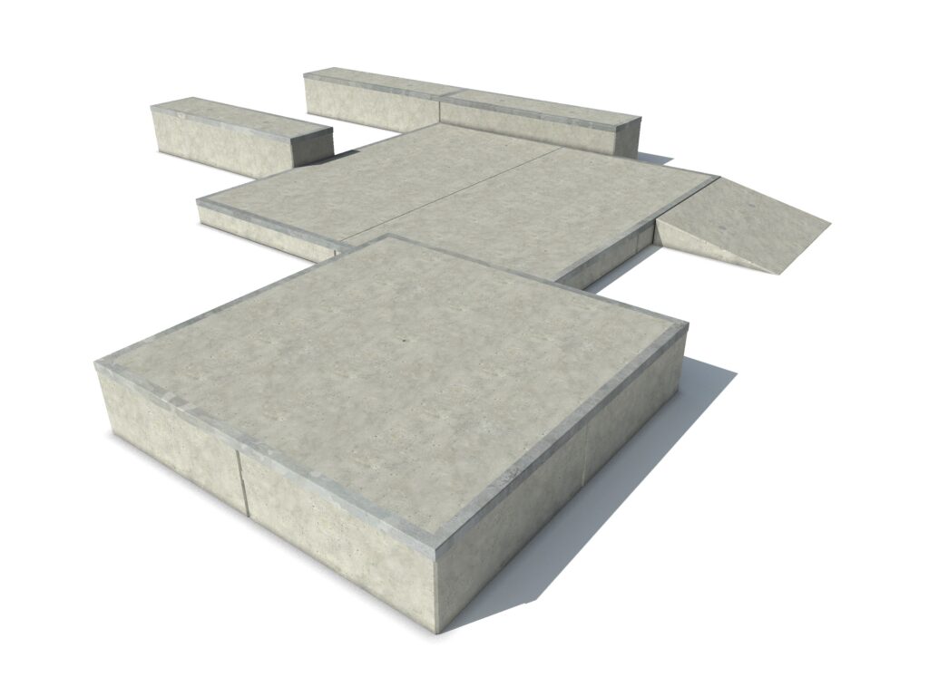 Manual pad, Urban, Urban set up, skate elementen, skate toestellen, skate producten, skate, skatepark inrichting, skatepark