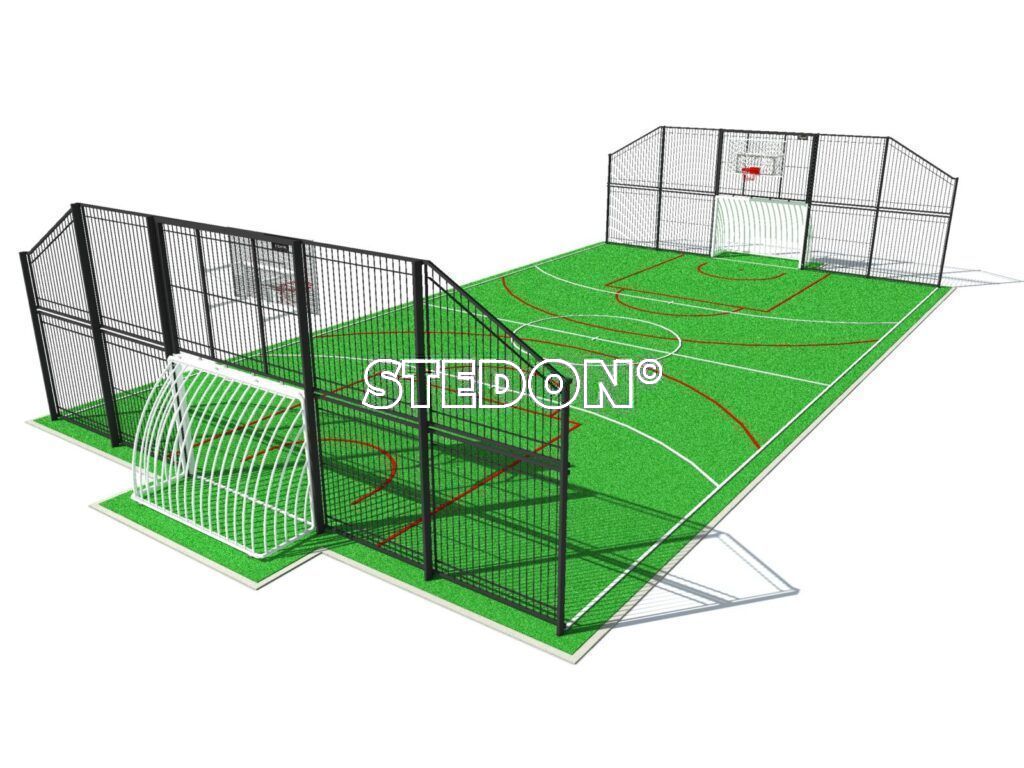 Sportkooi, ballenwand, balkenvanger, sportveld, voetbalwand
