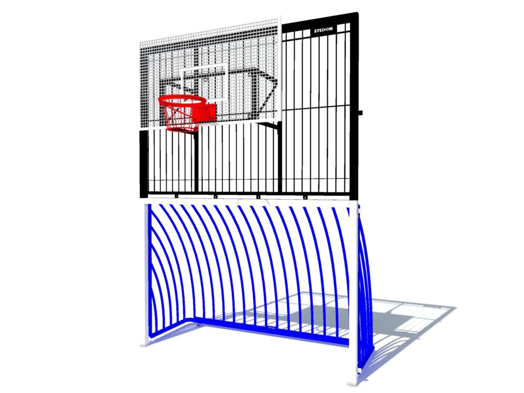 Combinatiedoel, combinatiedoelen, combi doel, combi doelen, basketbal, Voetbaldoel, voetbalgoal, goal, voetbaldoelen, voetbalgoals, professioneel voetbaldoel, voetbaldoel voor schoolplein, voetbaldoel voor speelveld