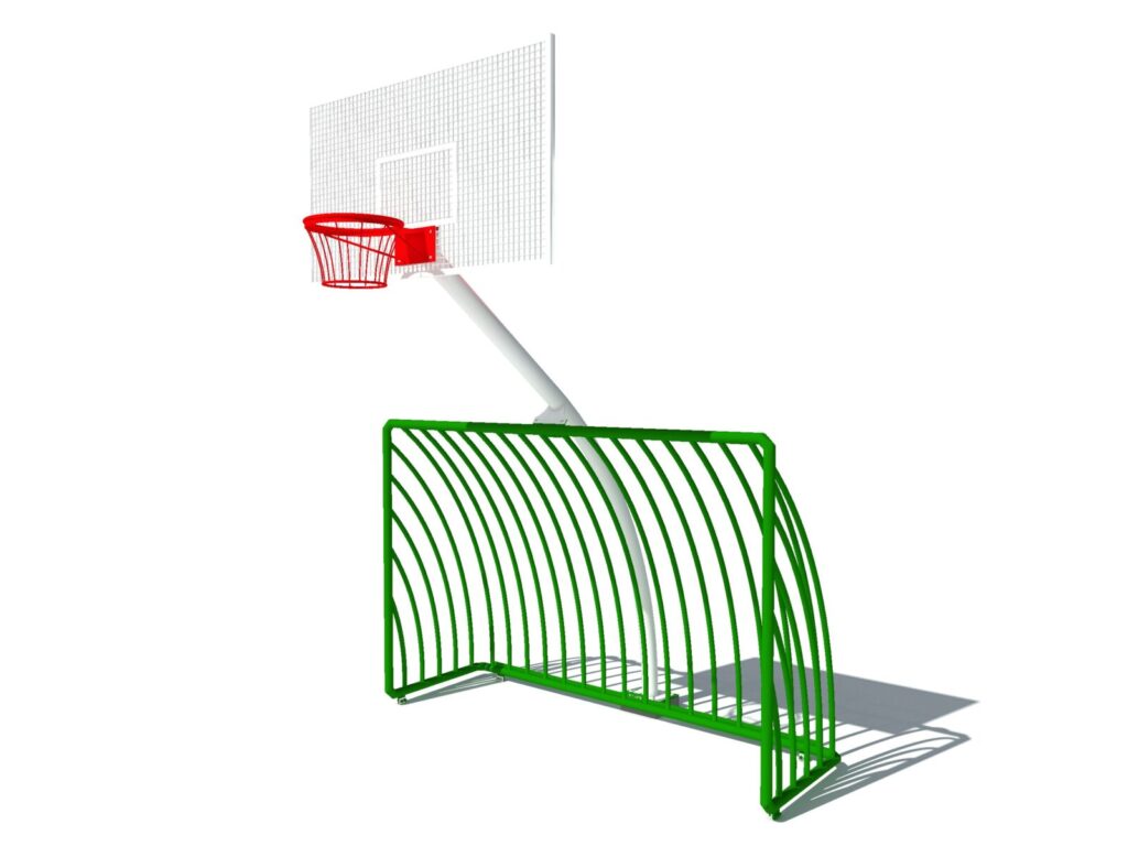 Combinatiedoel, combinatiedoelen, combi doel, combi doelen, basketbal, Voetbaldoel, voetbalgoal, goal, voetbaldoelen, voetbalgoals, professioneel voetbaldoel, voetbaldoel voor schoolplein, voetbaldoel voor speelveld