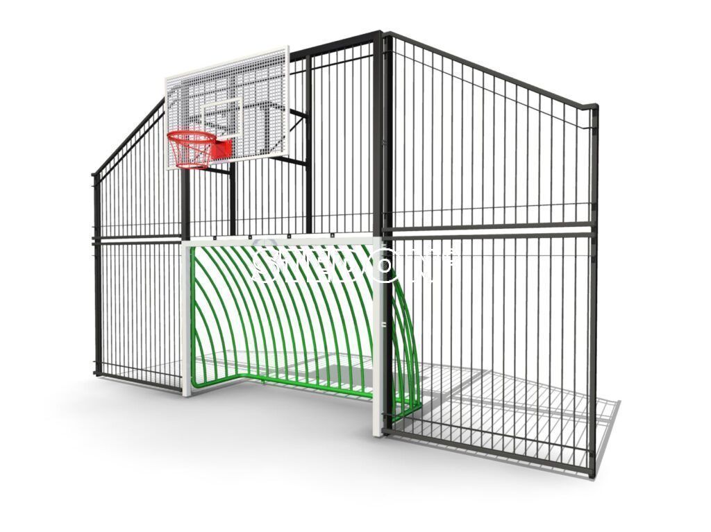 Sportkooi, ballenwand, balkenvanger, sportveld, voetbalwand