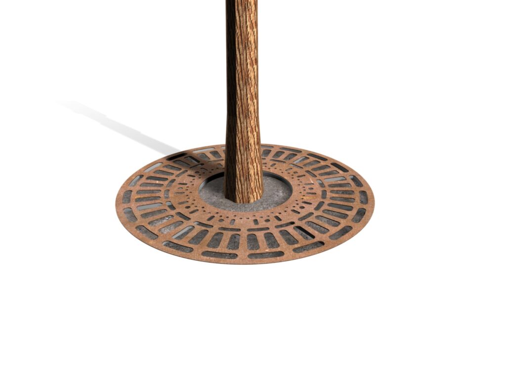 Boomrooster, boomroosters. boomrooster Rond, boomroosters Rond, Boomrooster corten, boomrooster staal, boombeschermers