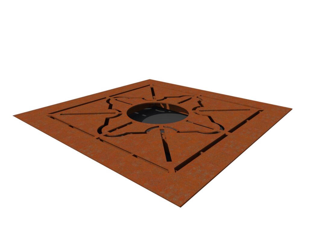 Boomrooster, boomroosters. boomrooster Rond, boomroosters Rond, Boomrooster corten, boomrooster staal, boombeschermers