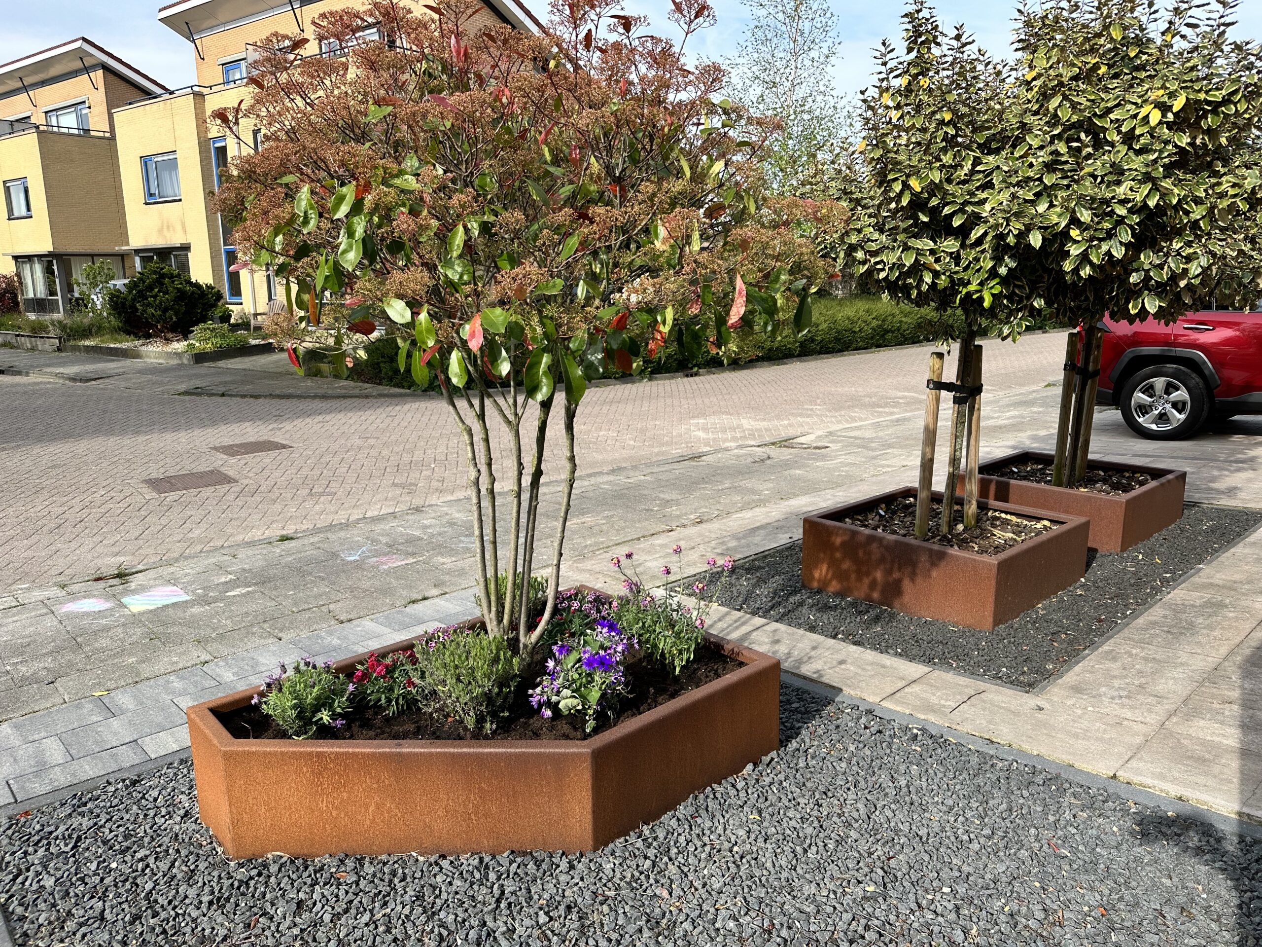 cortenstaal bloembak op maat