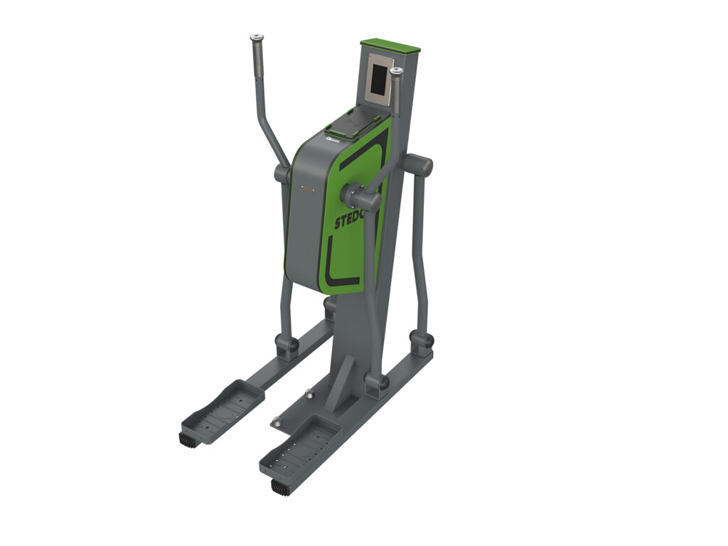 Buiten fitnesstoestellen, Electro magnetisch weerstandsysteem, bootcamp, outdoor fitness, buiten fitness, vandalismebestendig buiten fitnesstoestellen