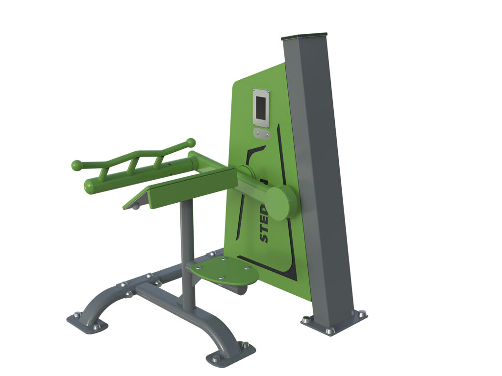 Buiten fitnesstoestellen, Electro magnetisch weerstandsysteem, bootcamp, outdoor fitness, buiten fitness, vandalismebestendig buiten fitnesstoestellen