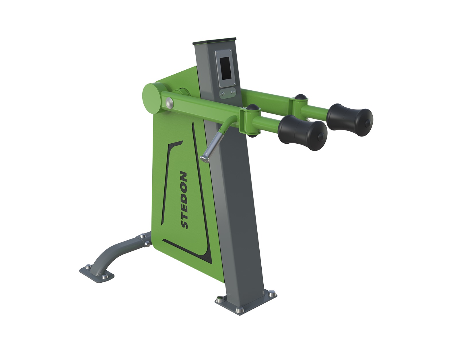 Buiten fitnesstoestellen, Electro magnetisch weerstandsysteem, bootcamp, outdoor fitness, buiten fitness, vandalismebestendig buiten fitnesstoestellen