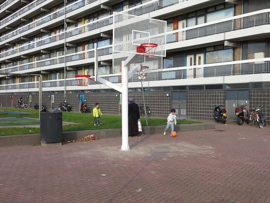 Basketbal, basketbalveld, basketbalveld 3x3, 3x3 basketbal, 3x3 basketbalveld, basketballen, basketbalpaal, basketbalpalen