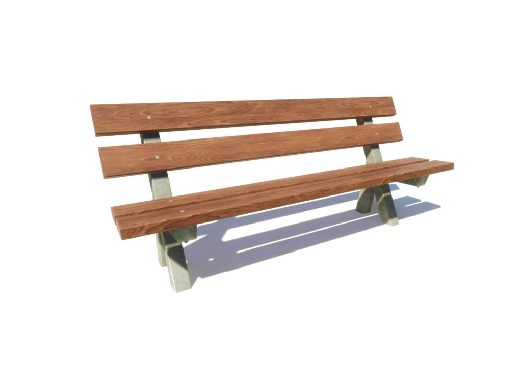 Parkbank, parkbanken, banken openbare ruimte, houten parkbank, houten parkbanken, parkmeubilair, Metalen parkbank, hufterproof parkbank