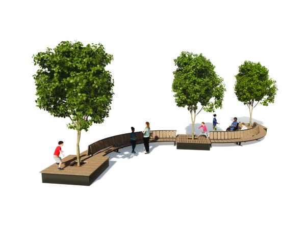 Parkbank, parkbanken, banken openbare ruimte, houten parkbank, houten parkbanken, parkmeubilair, Metalen parkbank, hufterproof parkbank