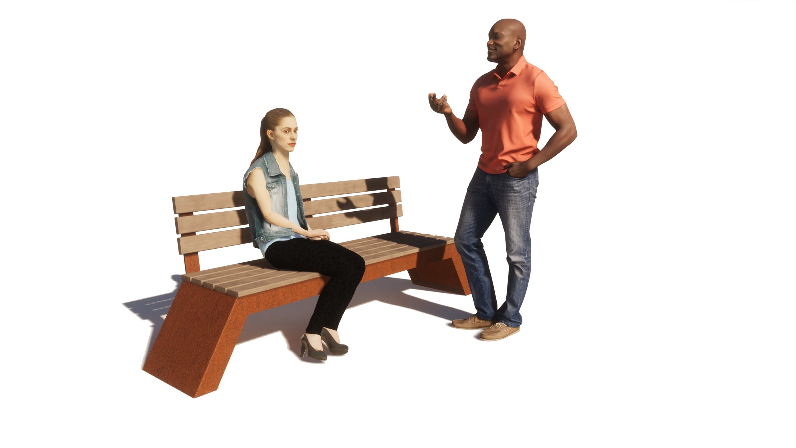 Parkbank, parkbanken, banken openbare ruimte, houten parkbank, houten parkbanken, parkmeubilair, Metalen parkbank, hufterproof parkbank