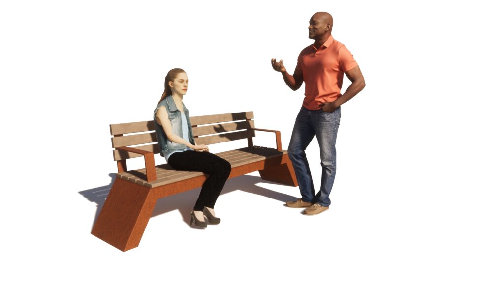 Parkbank, parkbanken, banken openbare ruimte, houten parkbank, houten parkbanken, parkmeubilair, Metalen parkbank, hufterproof parkbank