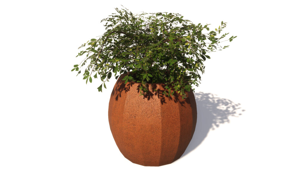 Corten, corten straatmeubilair, corten parkbanken, corten parkbank, corten bloembakken, corten bloembak, corten modulair straatmeubilair