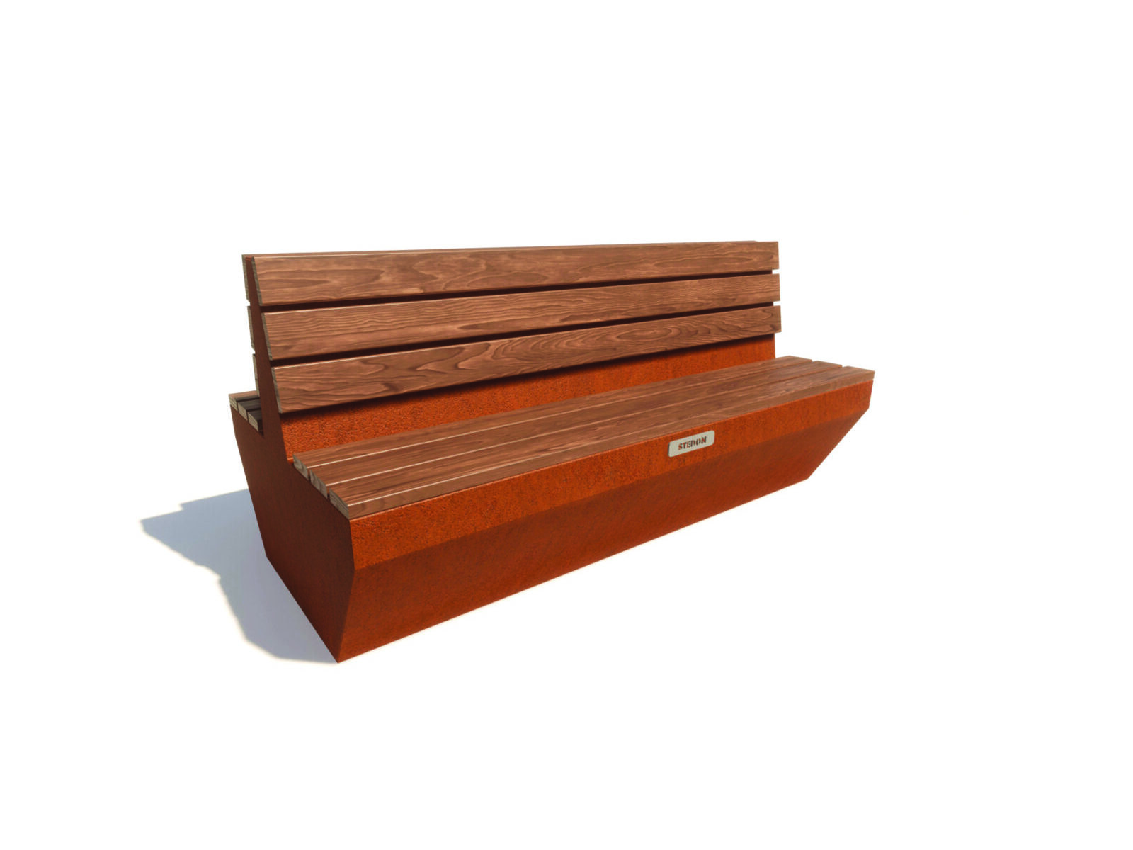 Corten, corten straatmeubilair, corten parkbanken, corten parkbank, corten bloembakken, corten bloembak, corten modulair straatmeubilair