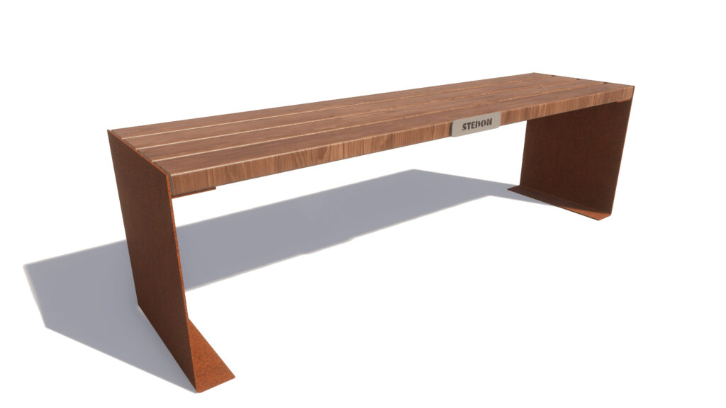 Corten, corten straatmeubilair, corten parkbanken, corten parkbank, corten bloembakken, corten bloembak, corten modulair straatmeubilair